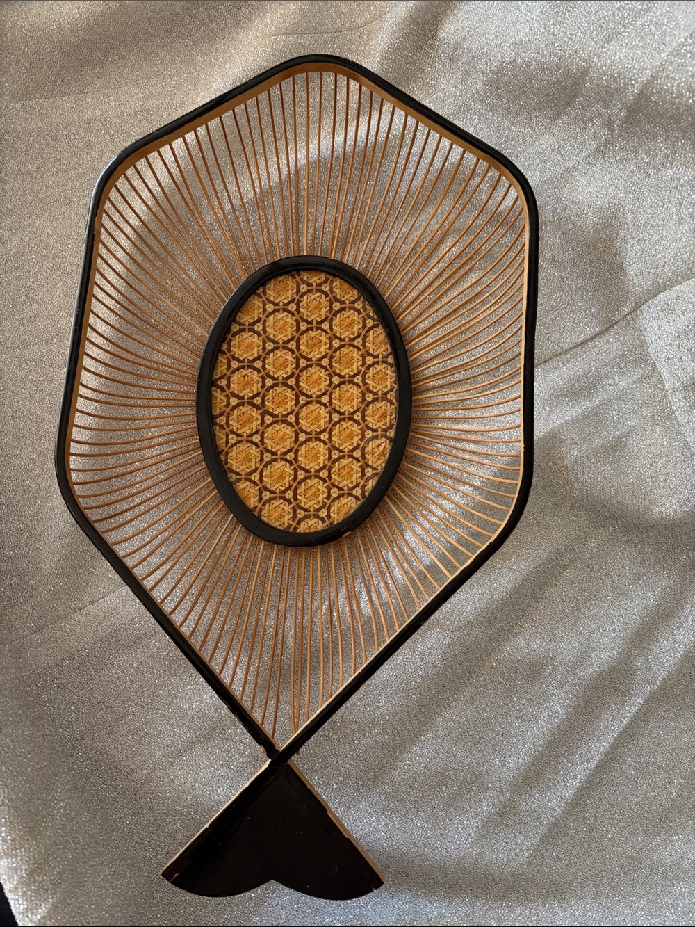 Vintage 70’s bamboo fish basket